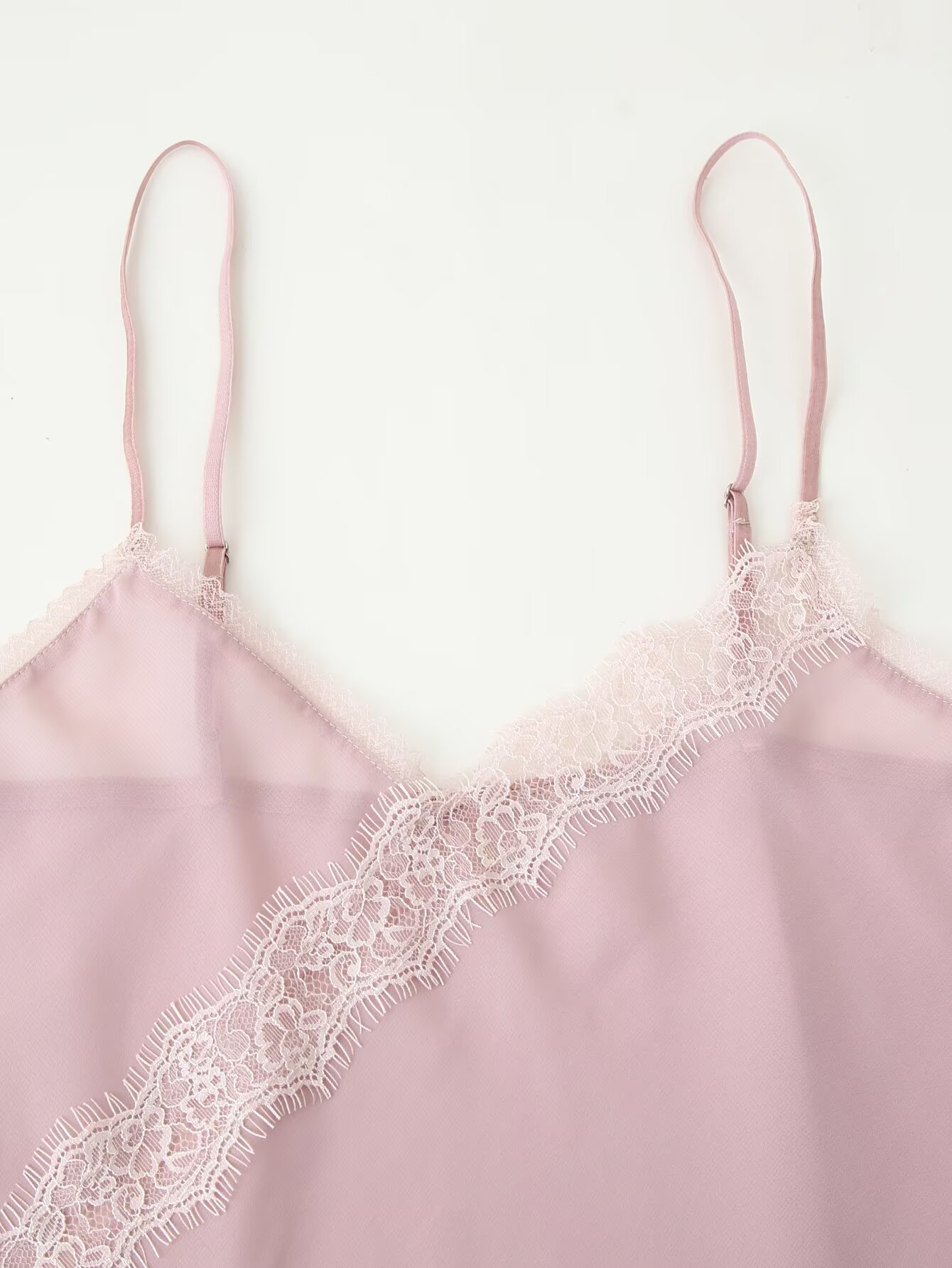 طقم توب وتنورة نسائي وردي من T - مراجعة Elastic Lace Trim وسعره