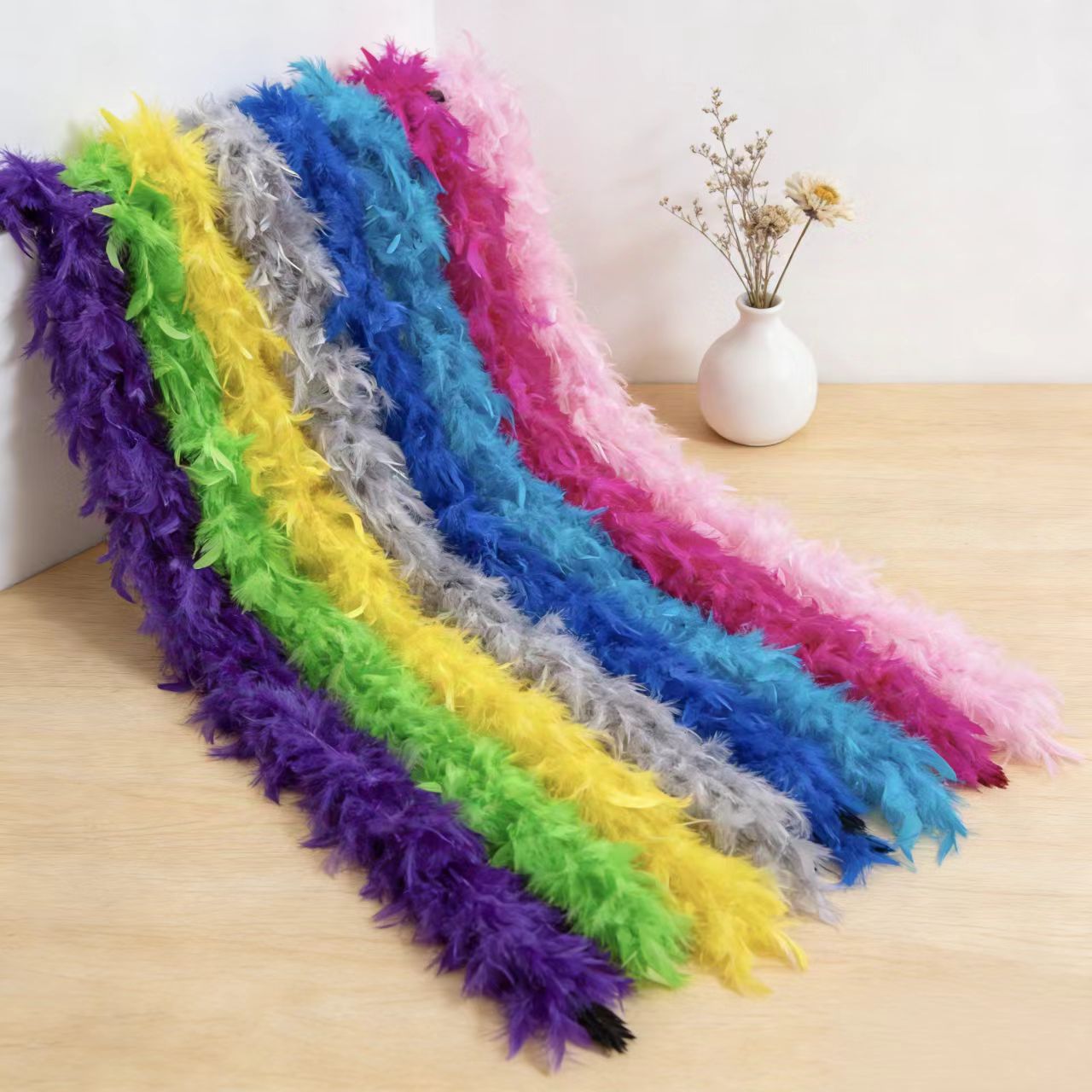 ريش مارابو تركي بطول 2 متر، 40 - مراجعة Feather Trim Marabou وسعره