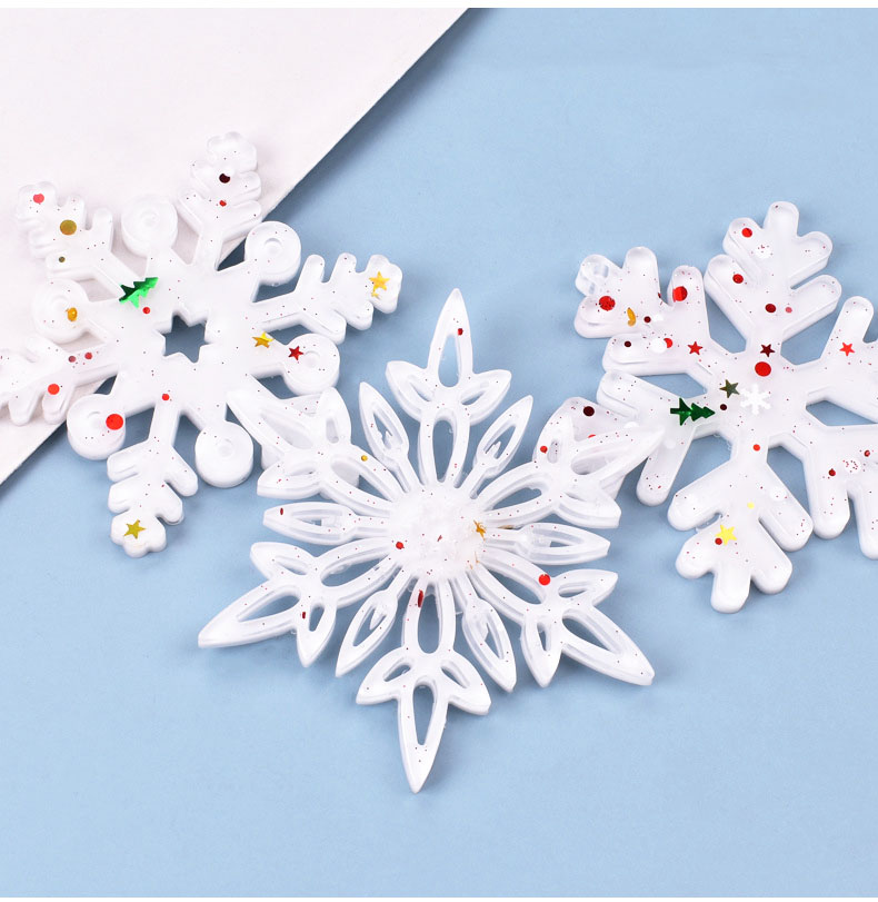 قالب سيليكون مجوف على شكل ندفة - مراجعة Christmas Craft Embellishment وسعره