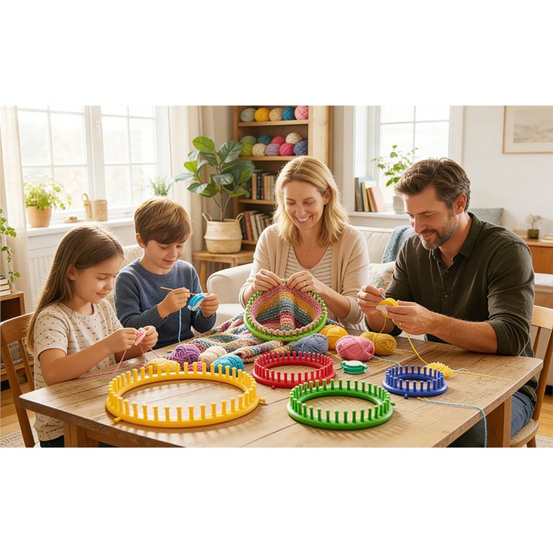 【أدوات يدوية الصنع】طقم نول حيا - مراجعة Pom Pom Maker Tool وسعره