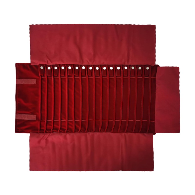 حقيبة منظم مجوهرات للسفر قابلة - مراجعة Velvet Ribbon Roll وسعره