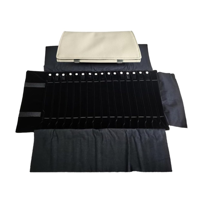 حقيبة منظم مجوهرات للسفر قابلة - مراجعة Velvet Ribbon Roll وسعره